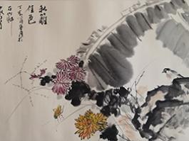 严石“秋菊”